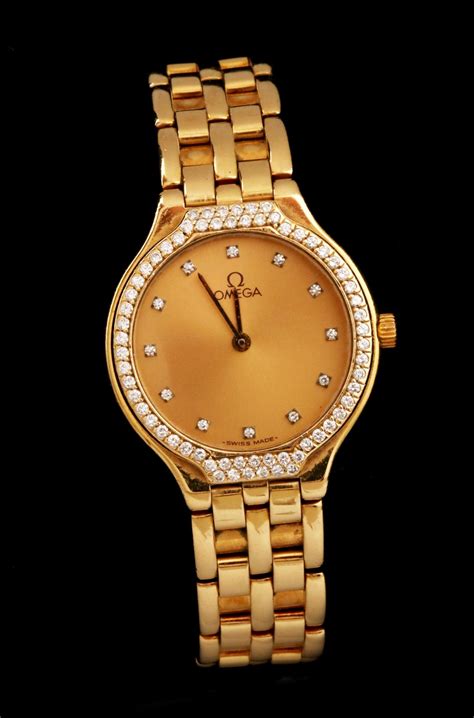 omega gold watch ladies|ladies gold watches uk only.